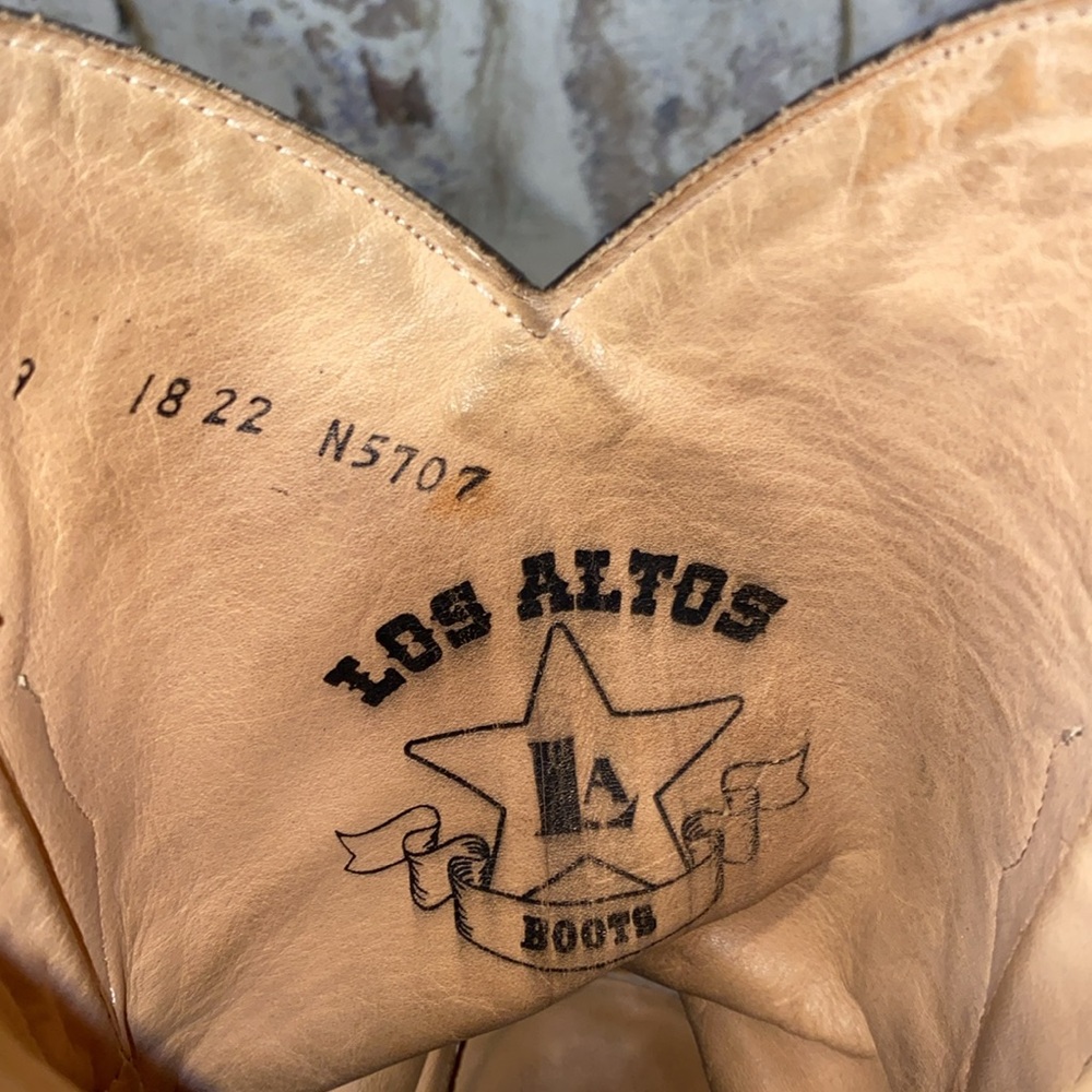 Los Altos Men’s Python Square Toe Boots ( Brown )… - image 7